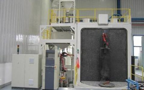 旋轉(zhuǎn)臺式噴丸強化機(jī)